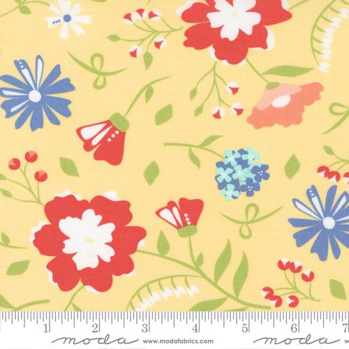 Sunwashed Sunshine - Wildflower - Quilt Fabric