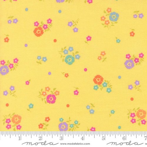 Joysome Petite Flowers Sunshine - Quilt Fabric