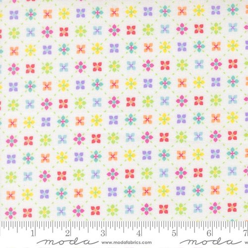 Joysome Dotted Blooms Cloud - Quilt Fabric