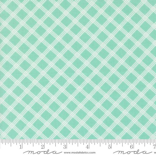 Joysome Gingham Seaglass - Quilt Fabric