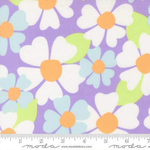 Joysome Flower Lavender - Quilt Fabric