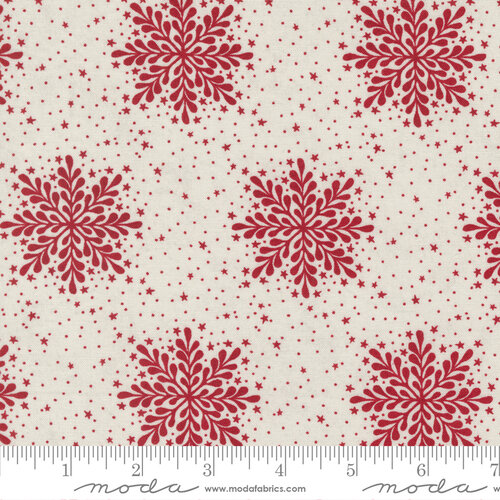Jolly Good Eggnog Cranberry - Wonderland Winter - Fabric