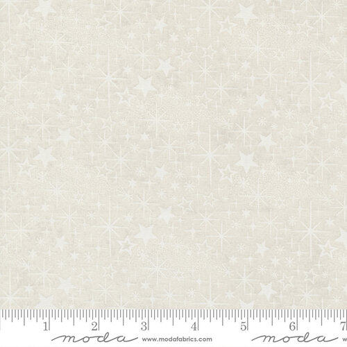 Jolly Good Eggnog - Tinsel Stars - Quilt Fabric