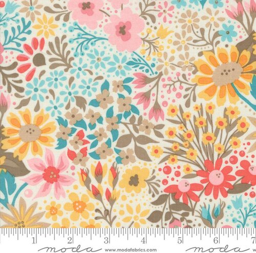 Sunday Brunch Flowers - Spritzer - Quilt Fabric