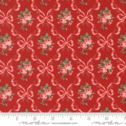 Blossom Jubilee Ribbon Cherry - Quilt Fabric