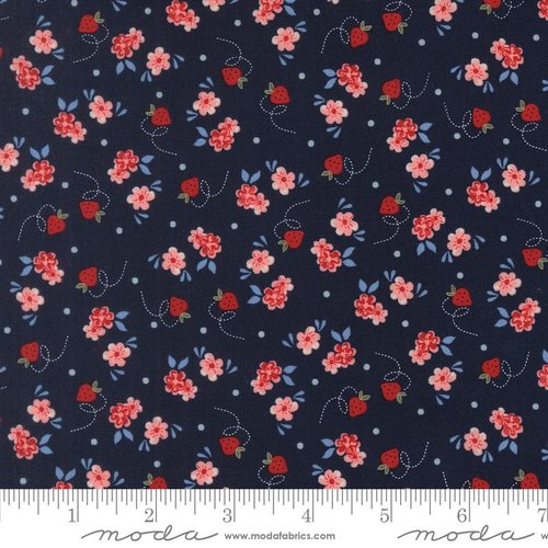 Blossom Jubilee Floral Nightfall - Quilt Fabric