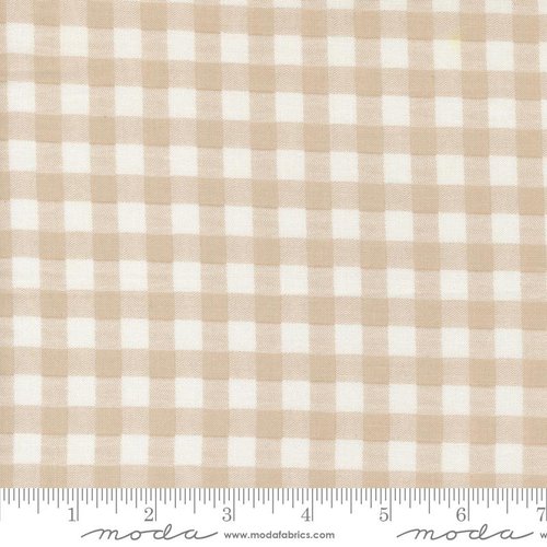 Blossom Jubilee Gingham Stone - Quilt Fabric