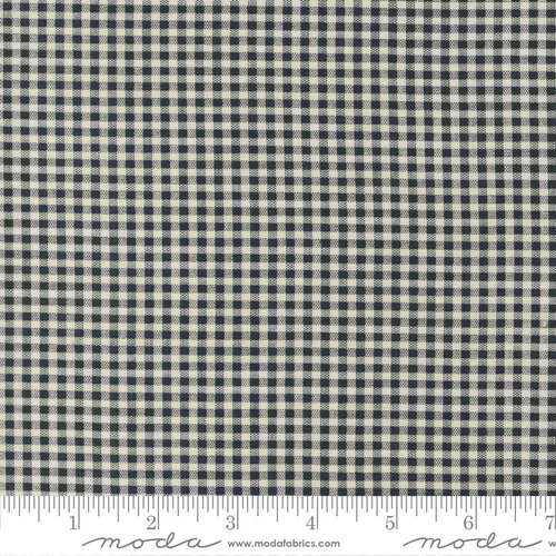 Florences Fancy Black Ink - Everyday Gingham - Quilt Fabric