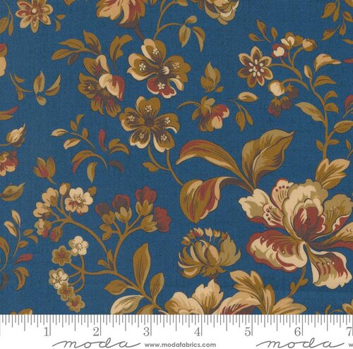 Lydias Lace Indigo - Quilt Fabric