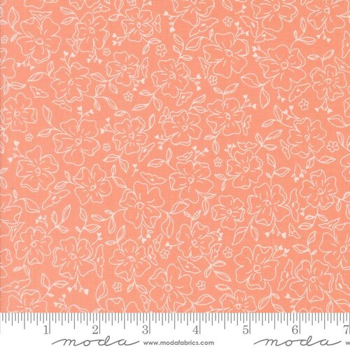 Dainty Meadow Coral - Quilt Fabric