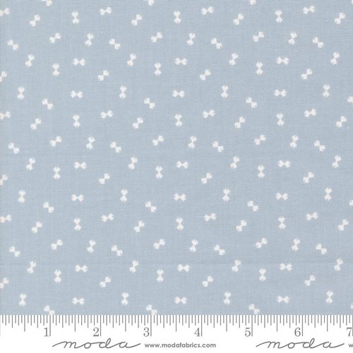 Handmade Sweetness Bowties Powder Blue - Quilt Fabric