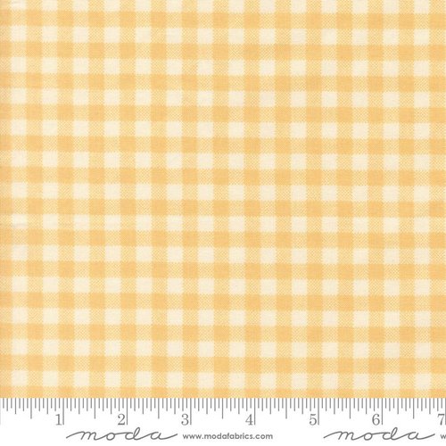 Handmade Sweetness Gingham Butterscotch - Quilt Fabric