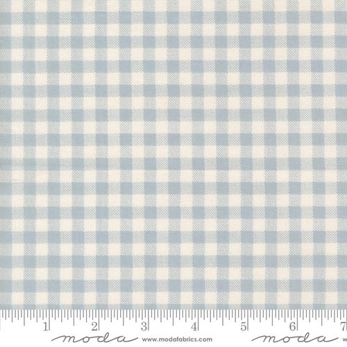 Handmade Sweetness Gingham Powder Blue - Quilt Fabric