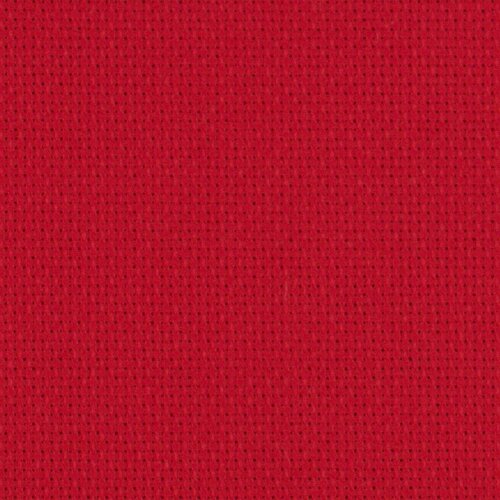 16 Count Christmas Red Aida Fabric 21x36