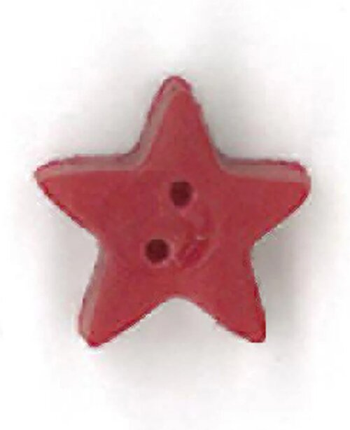 Small Red Star - Button