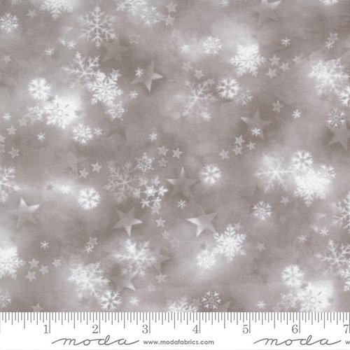 Blizzard Blues Moonbeam - Snowflake Winter - Quilt Fabric