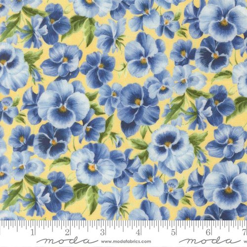 Summer Breeze 2027 Flower Canary - Quilt Fabric