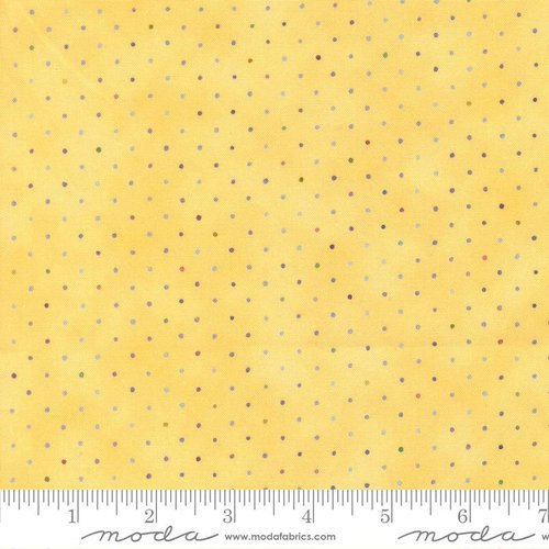 Summer Breeze 2027 Dots Canary - Quilt Fabric