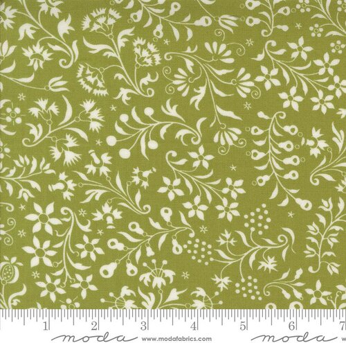 Buon Natale Harvest - Pine - Quilt Fabric