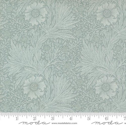 Larkspur and Linen Frond Sky - Quilt Fabric