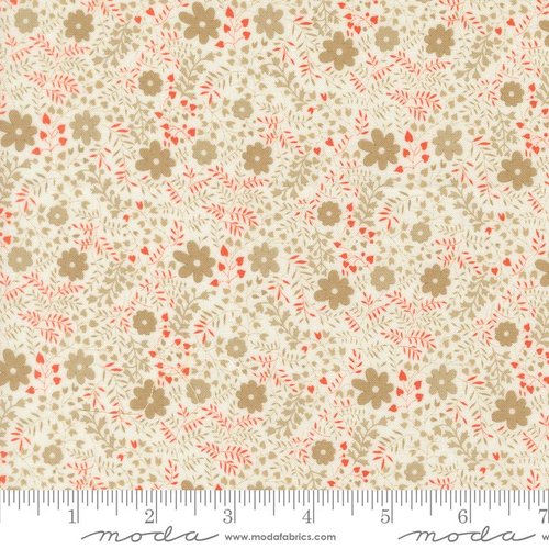 Larkspur and Linen Paisley Daisy - Quilt Fabric