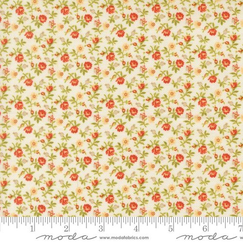 Larkspur and Linen Sprig Daisy - Quilt Fabric