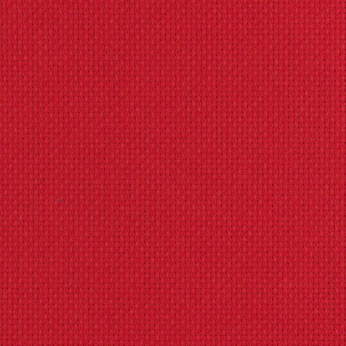 18 Count Christmas Red Aida Fabric 36x51