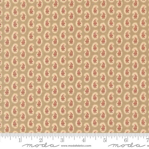 Le Jardin Rouge Ikat Roche - Quilt Fabric