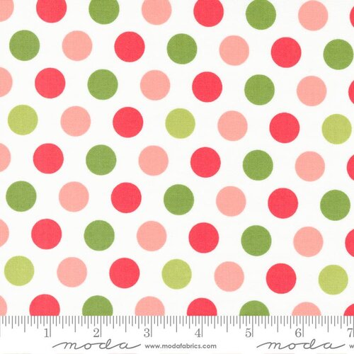 Favorite Things Snow - Dots - Quilt Fabric