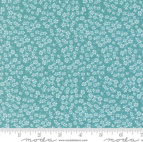 Laguna Sunrise Teal - Quilt Fabric