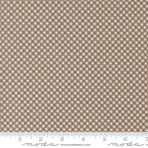 Birch & Willow Quilting Gingham Stone - Quilt Fabric