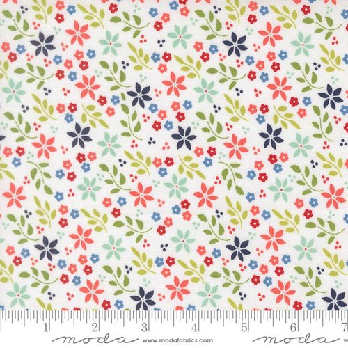 Midsummer Blossoms Cloud - Quilt Fabric