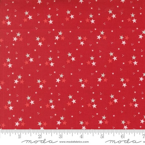 Midsummer Stars Geranium - Quilt Fabric