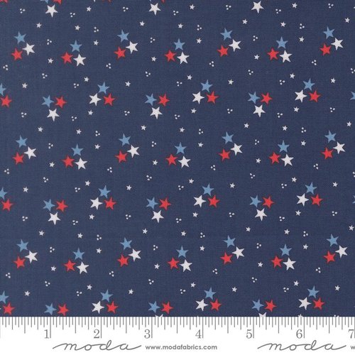Midsummer Stars Navy - Quilt Fabric