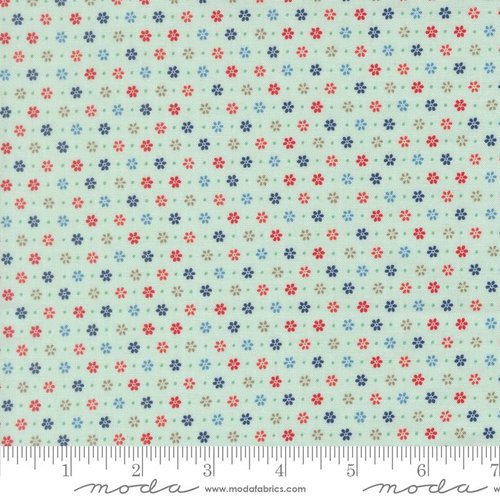 Midsummer Bloom Aqua - Quilt Fabric