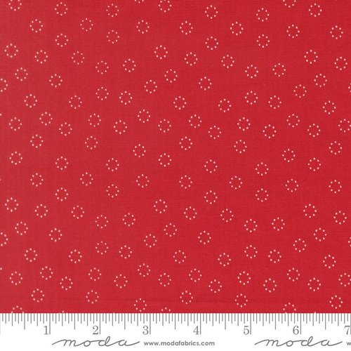 Midsummer Circles Ruby - Quilt Fabric