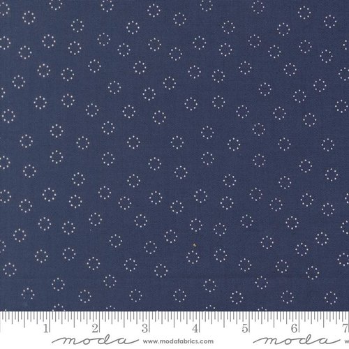 Midsummer Circles Navy - Quilt Fabric