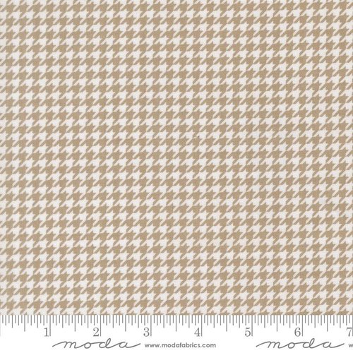 Midsummer Houndstooth Stone - Quilt Fabric