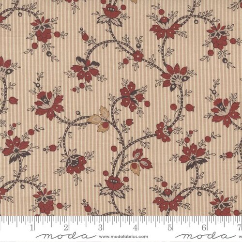Adamstown Grapevine Tan - Quilt Fabric