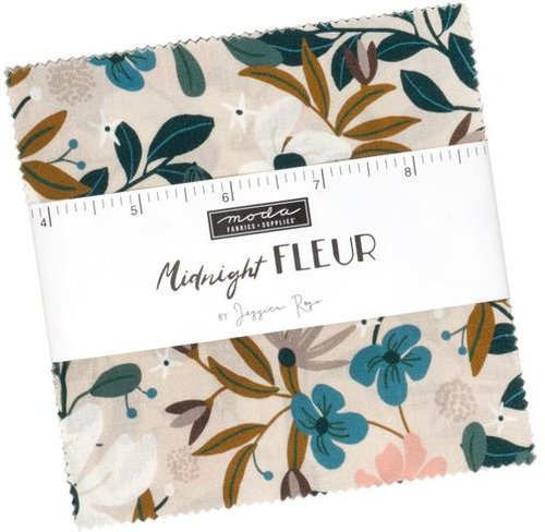 Midnight Fleur - Charm Pack