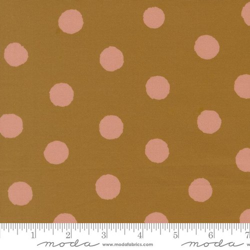 Midnight Fleur Dot Golden - Quilt Fabric