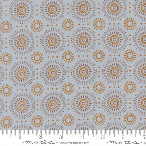 Wildly Cute Safari Mosaic Sky - Quilt Fabric
