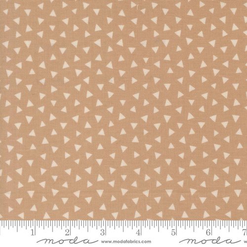 Wildly Cute Safari Triangles Tan - Quilt Fabric