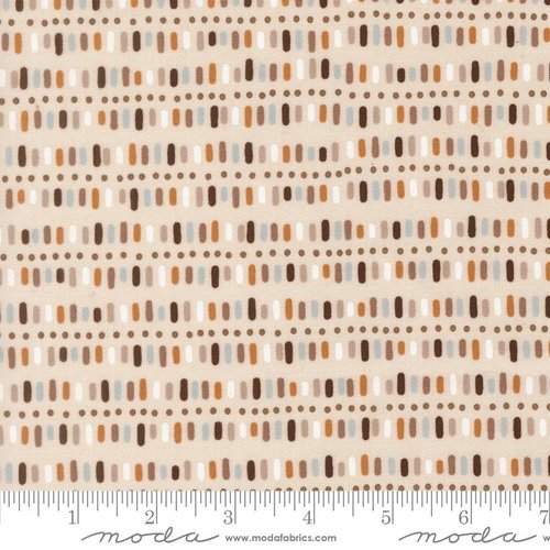Wildly Cute Safari Lines Pearl - Quilt Fabric