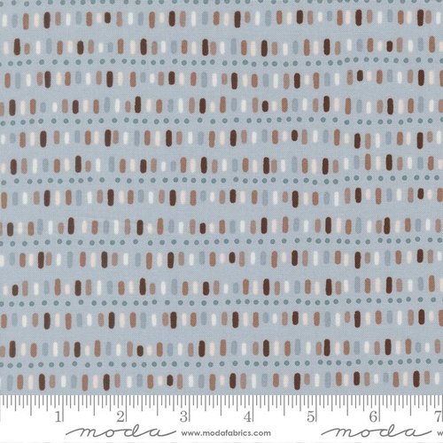 Wildly Cute Safari Lines Sky - Quilt Fabric