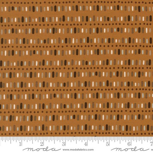 Wildly Cute Safari Lines Golden - Quilt Fabric