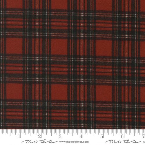 Paper Trails Plaid Campfire - Quilt Fabric