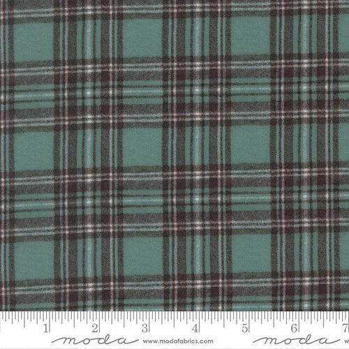 Paper Trails Plaid Pond - Quilt Fabric