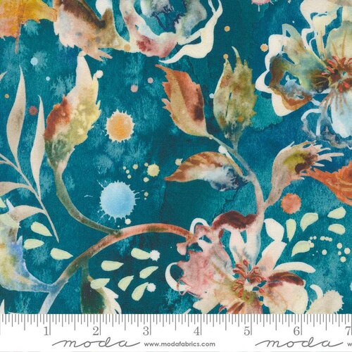 Desert Oasis Lake Powel - Desert Bloom Florals - Fabric