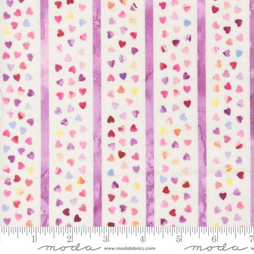 Fleur The Love Stripes Cloud - Quilt Fabric
